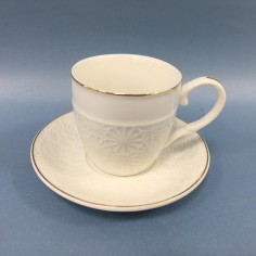 Чайная пара из костяного фарфора. Артикул: chaynaya_para-8