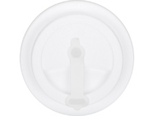 Пластиковый стакан Take away с двойными стенками и крышкой с силиконовым клапаном, 350 мл, белый