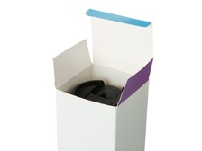 Термокружка Double wall mug C1, soft touch, 350 мл, серый