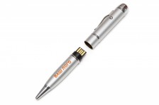 Флешка "Pen", серебряная