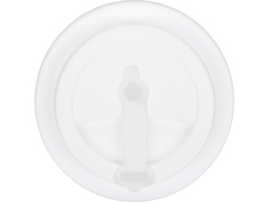 Пластиковый стакан Take away с двойными стенками и крышкой с силиконовым клапаном, 350 мл, белый