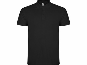 Рубашка поло Star мужская, черный. 2XL